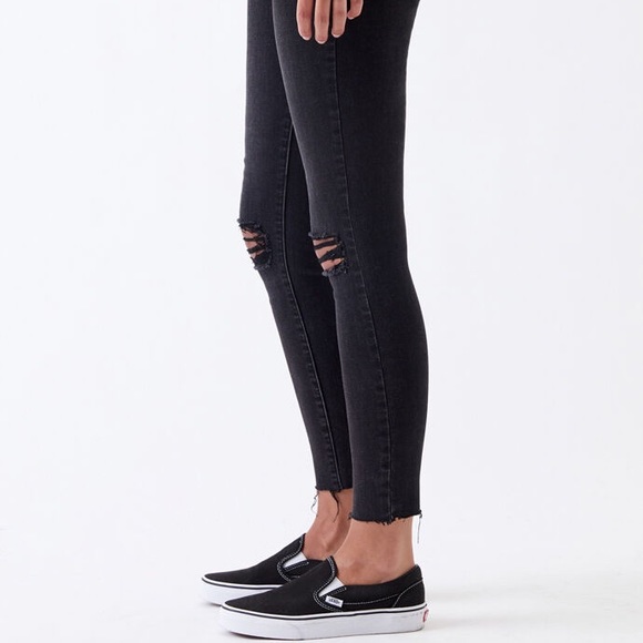 Pacsun High Rise Black Ankle Jeggings - Picture 16 of 16